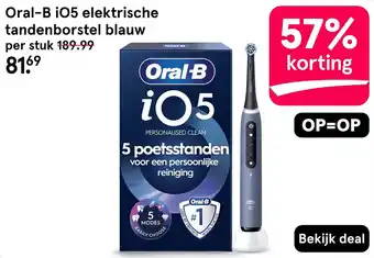 Oral-B iO5 elektrische tandenborstel blauw