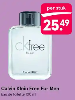 Etos Calvin Klein Free For Men aanbieding