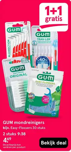 Etos GUM mondreinigers aanbieding