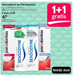 Etos Sensodyne en Parodontax aanbieding
