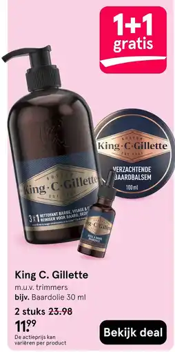 Etos King C. Gillette aanbieding