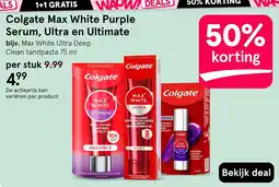 Etos Colgate Max White Purple Serum, Ultra en Ultimate aanbieding