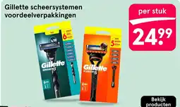 Etos Gillette scheersystemen aanbieding