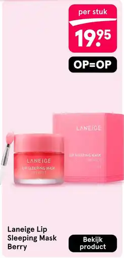 Etos Laneige Lip Sleeping Mask Berry aanbieding