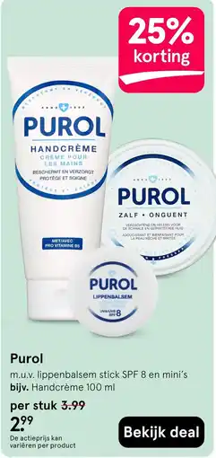 Etos Purol handcrème aanbieding