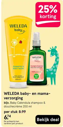 Etos weleda baby- en mama-verzorging aanbieding