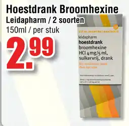 Ter Huurne Holland Markt Leidapharm hoestdrank broomhexine aanbieding