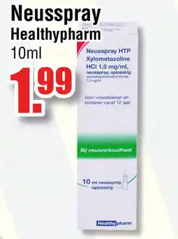 Ter Huurne Holland Markt Healthypharm Neusspray HTP aanbieding