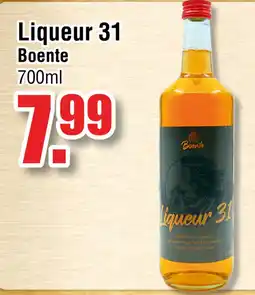Ter Huurne Holland Markt Boente Liqueur 31 aanbieding