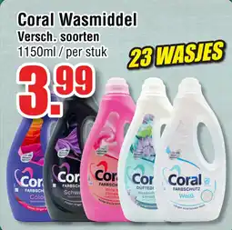 Ter Huurne Holland Markt Coral Wasmiddel aanbieding