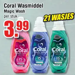 Ter Huurne Holland Markt Coral Wasmiddel Magic Wash aanbieding