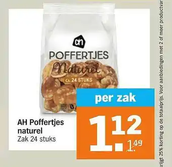 Albert Heijn AH Poffertjes Naturel aanbieding