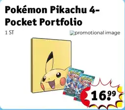 Kruidvat Pokémon Pikachu 4-Pocket Portfolio aanbieding