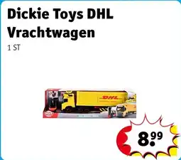 Kruidvat Dickie Toys DHL Vrachtwagen aanbieding