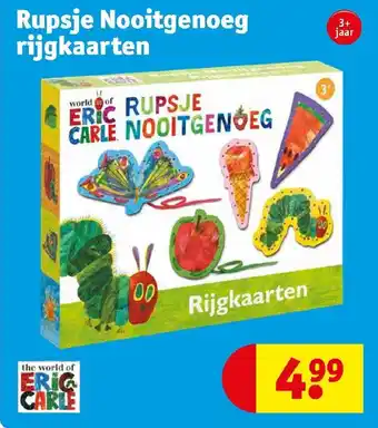 Kruidvat Rupsje Nooitgenoeg rijgkaarten aanbieding