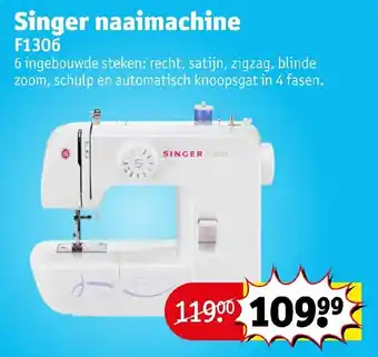 Kruidvat Singer naaimachine aanbieding