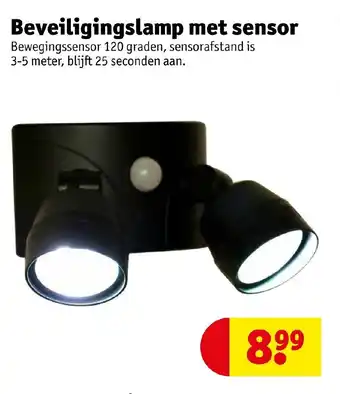 Kruidvat Beveiligingslamp met sensor aanbieding