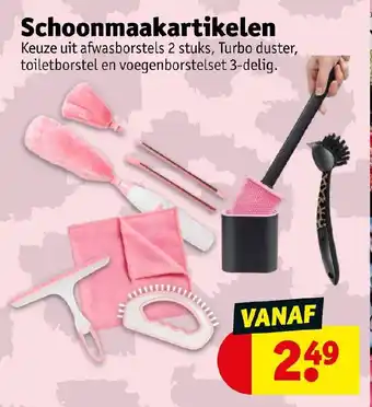 Kruidvat Schoonmaakartikelen aanbieding