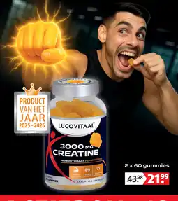 Lucovitaal Lucovitaal 3000 mg creatine aanbieding