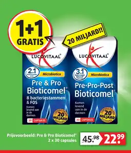 Lucovitaal Lucovitaal Pre & Pro Bioticomel aanbieding
