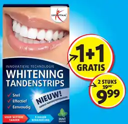 Lucovitaal Lucovitaal whitening tandenstrips aanbieding