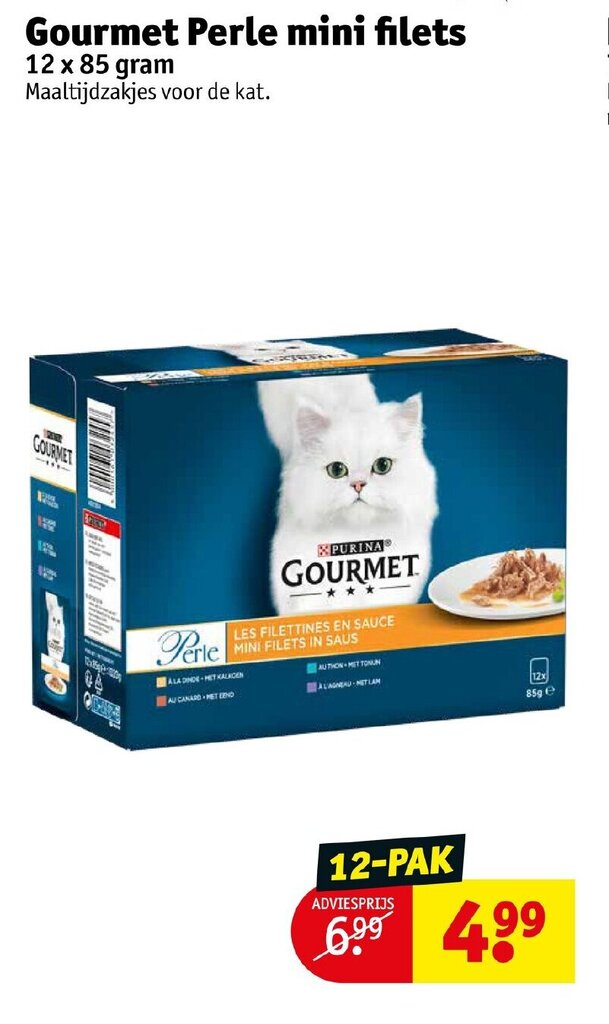 Gourmet Perle Mini Filets in saus Kip 60x85g