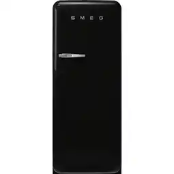MediaMarkt Smeg Fab28rbl6 - Retro Koelkast Met Vriesvak 153 Cm Rechtsdraaiende Deur 270 L Zwart aanbieding
