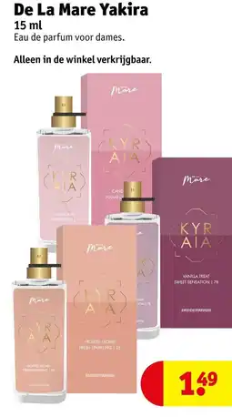 Kruidvat De La Mare Yakira aanbieding