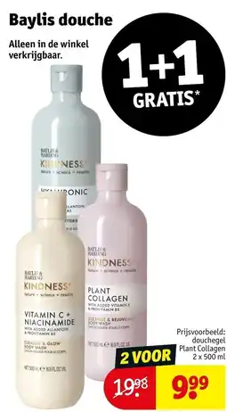 Kruidvat Baylis douche aanbieding