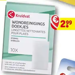 Kruidvat Wondreinigings doekjes aanbieding