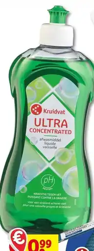 Kruidvat Afwasmiddel liquide vaisselle aanbieding