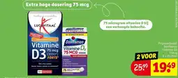 Kruidvat Extra hoge dosering 75 mcg aanbieding