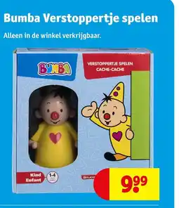 Kruidvat Bumba Verstoppertje spelen aanbieding