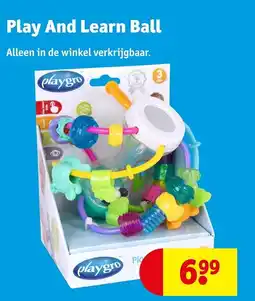 Kruidvat Play And Learn Ball aanbieding