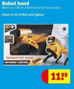 Kruidvat Robot hond aanbieding
