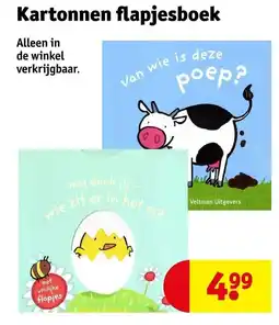 Kruidvat Kartonnen flapjesboek aanbieding