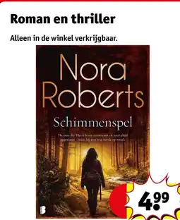 Kruidvat Roman en thriller aanbieding