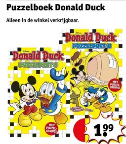 Kruidvat Puzzelboek Donald Duck aanbieding