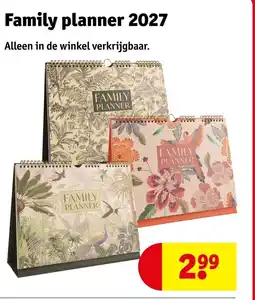 Kruidvat Family planner 2027 aanbieding