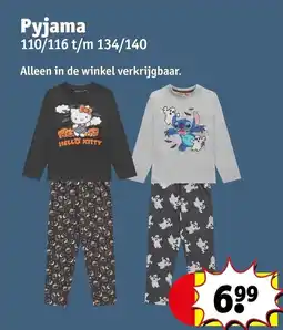 Kruidvat Pyjama aanbieding