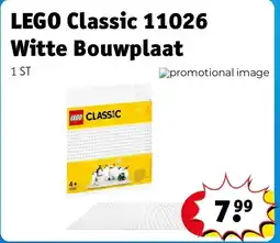 Kruidvat LEGO Classic 11026 Witte Bouwplaat aanbieding
