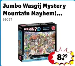 Kruidvat Jumbo Wasgij Mystery Mountain Mayhem! Puzzel aanbieding