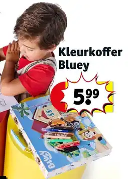 Kruidvat Kleurkoffer Bluey aanbieding
