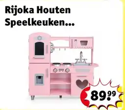 Kruidvat Rijoka Houten Speelkeuken Kinderkeuken met Hart aanbieding