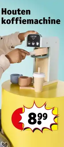 Kruidvat Houten koffiemachine aanbieding