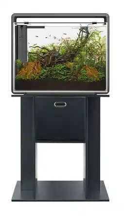 Pets Place SuperFish Meubel Home 60/65/80/85 - Meubel - 65x31x78 cm Zwart aanbieding
