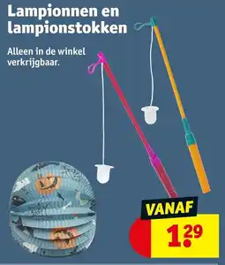 Kruidvat Lampionnen en Lampionstokken aanbieding