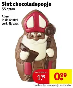 Kruidvat Sint Chocoladepopje aanbieding