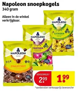 Kruidvat Napoleon Snoepkogels aanbieding