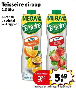 Kruidvat Teisseire Siroop aanbieding